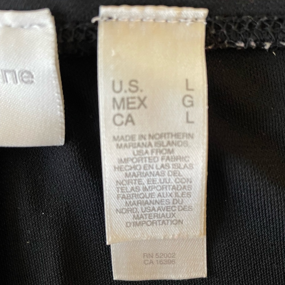 VINTAGE LIZ CLAIBORNE 2 PIECE PANT SET Size L Black White - Picture 10 of 12